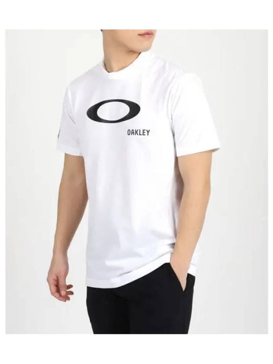 24 ELLIPSE LOGO MOCK FOA406524 white t shirt - OAKLEY - BALAAN 1