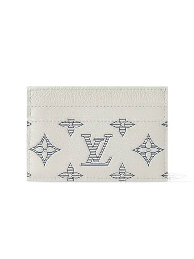 Double Card Wallet White - LOUIS VUITTON - BALAAN 1