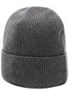 Men s Beanie Ami Alexandre Mattiussi Cashmere Hat Gray - AMI - BALAAN 4