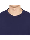 Men's Lens Wappen Diagonal Sweatshirt Navy - CP COMPANY - BALAAN 7