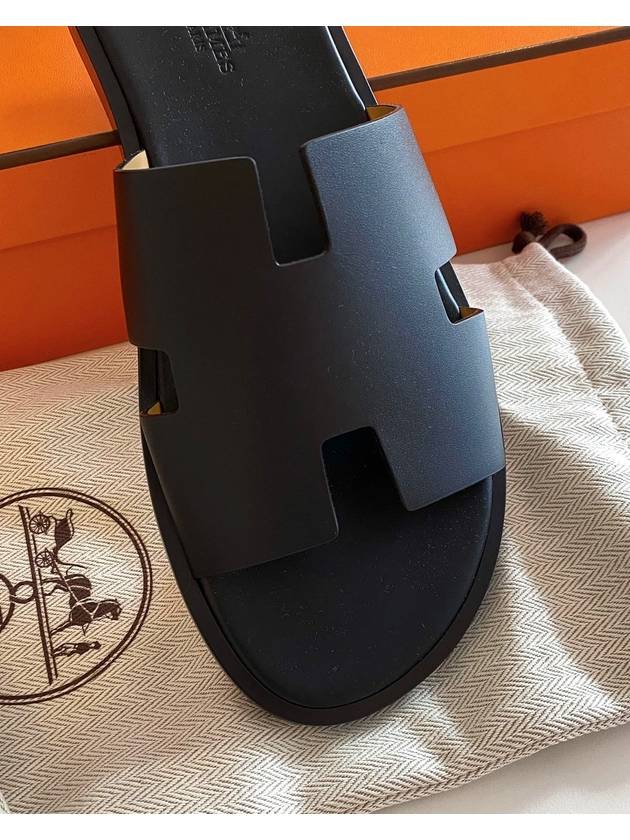 Izmir Sandal Calfskin & Noir - HERMES - BALAAN 5