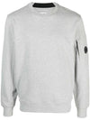 Diagonal Raised Fleece Sweatshirt Grey Melange - CP COMPANY - BALAAN 2