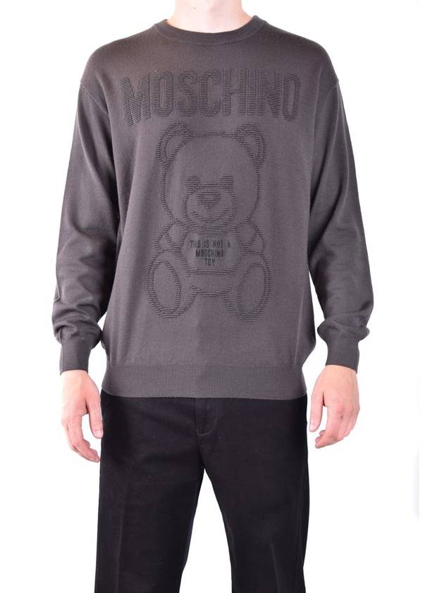 Knit Sweater 09087000 V0517 GRAY - MOSCHINO - BALAAN 2