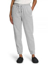 Women's Half Dome Fleece Sweat Track Pants Grey - THE NORTH FACE - BALAAN 2