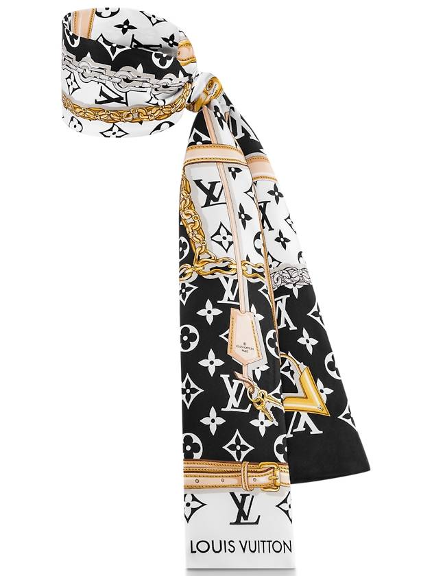 Monogram Confidential Scarf Black - LOUIS VUITTON - BALAAN 4