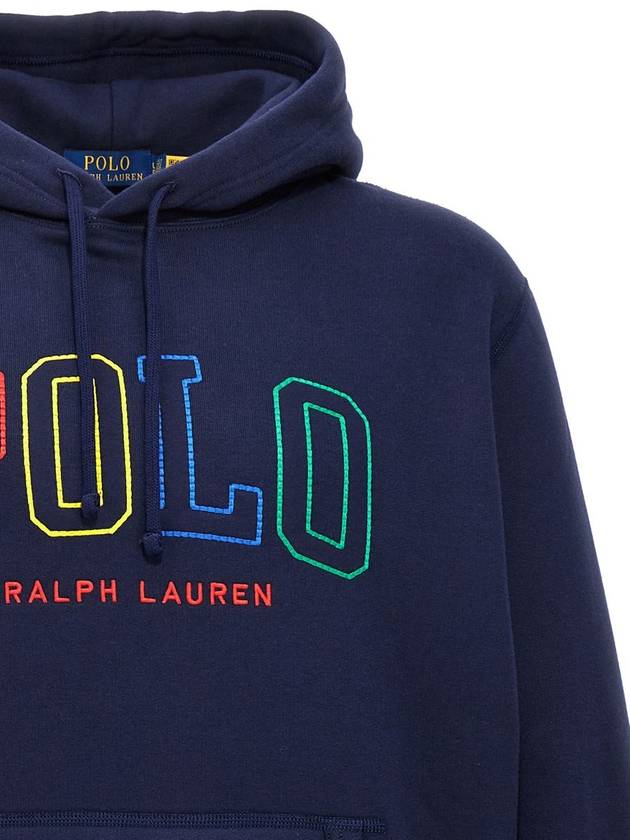 Hooded Sweatshirt 710926600001 Blue - POLO RALPH LAUREN - BALAAN 4