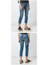 Women's Cropped Jeans Blue - Nº 21 - BALAAN 3