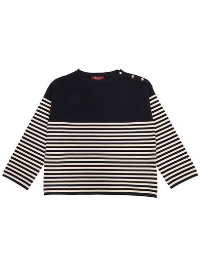 Otranto Knit Top Black White - MAX MARA - BALAAN 2