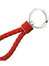 Intrecciato Leather Key Holder Red - BOTTEGA VENETA - BALAAN 5