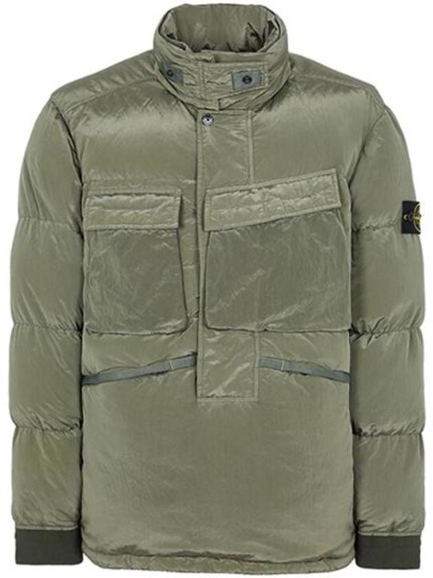 Wappen Patch Nylon Metal Down Padding Khaki - STONE ISLAND - BALAAN 1