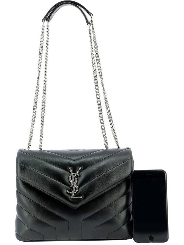 Matelasse Lulu Quilted Small Shoulder Bag Black - SAINT LAURENT - BALAAN 5