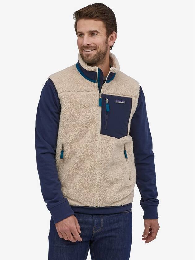 Classic Retro x Fleece Vest Natural - PATAGONIA - BALAAN 2