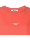 Reverse Logo Sweatshirt Red - ACNE STUDIOS - BALAAN 5