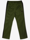 OT228 B Olive Poly Smooth Narrow Track Pants Men s Long - NEEDLES - BALAAN 3