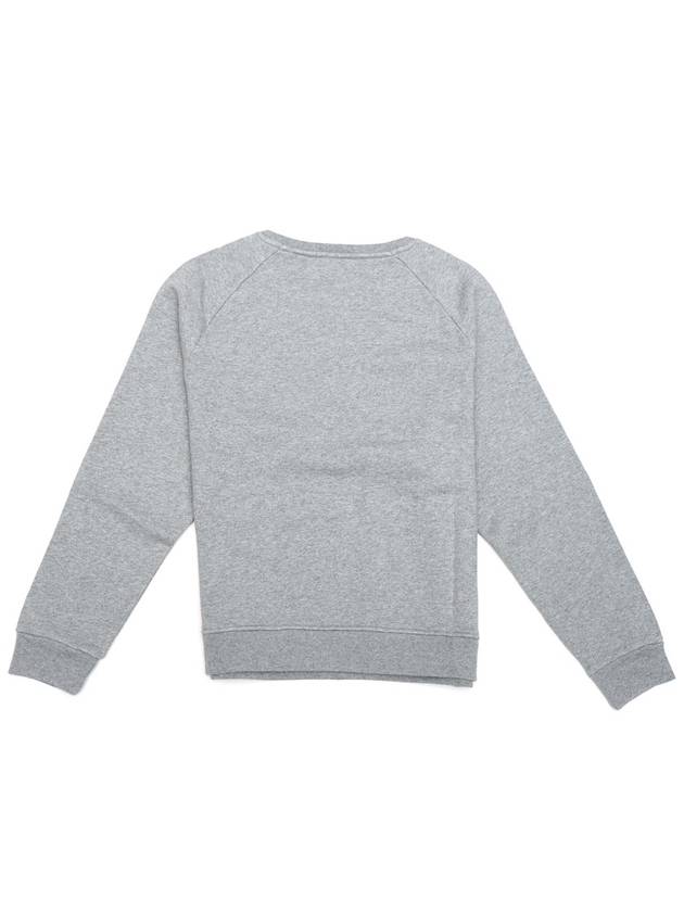 Maison Kitsune Fox Embroidery Sweatshirt Gray Women's AW00302AT1504 - MAISON KITSUNE - BALAAN 3