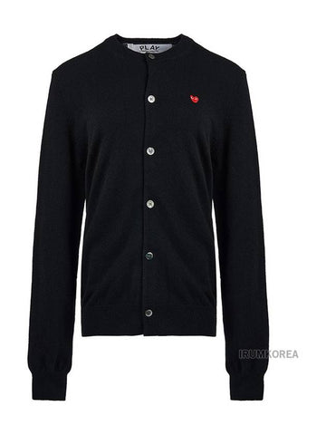 Heart Waffen Cardigan AX N079 051 1 BLACK - COMME DES GARCONS - BALAAN 1