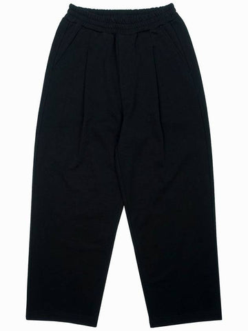 One tuck wide sweatpants renewal black - ALEX&AIDEN - BALAAN 1