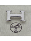 H Belt Buckle Reversible Strap 32mm Noir Gold H073967CAAA - HERMES - BALAAN 4