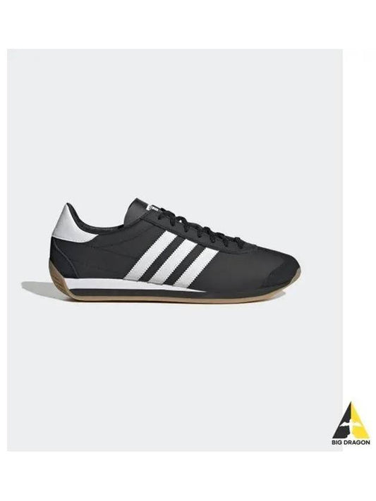 Country Og Leather Low Top Sneakers Core Black - ADIDAS - BALAAN 2