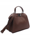 Peekaboo I See You Small Tote Bag Brown - FENDI - BALAAN 4