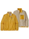 Reversible Microdini Zip Up Jacket Surfboard Yellow - PATAGONIA - BALAAN 5