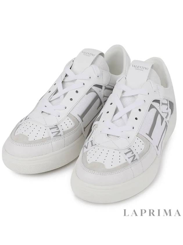 VL7N Band Leather Low Top Sneakers White - VALENTINO - BALAAN 9