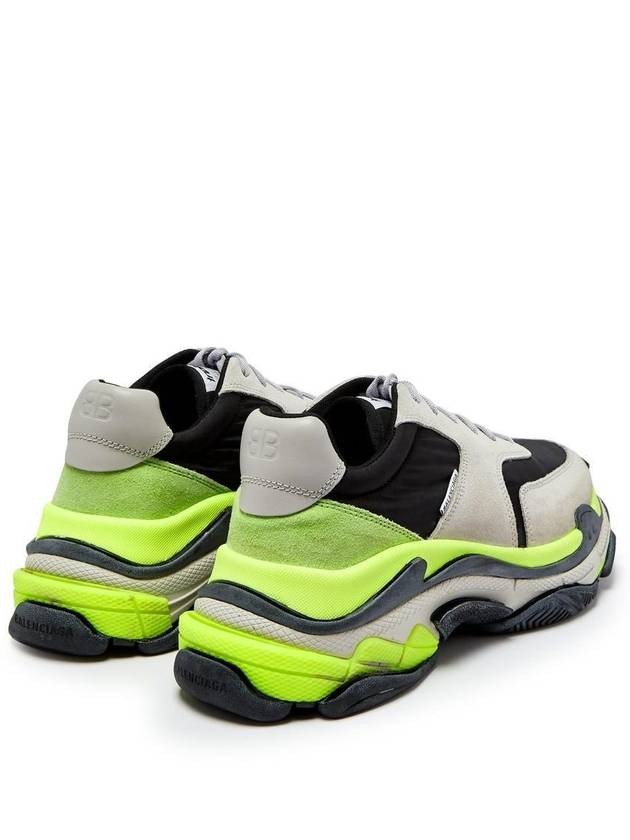 Triple S Low Top Sneakers Grey Yellow - BALENCIAGA - BALAAN 6