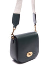 Small Darley Satchel Silky Calf Shoulder Bag Green - MULBERRY - BALAAN 4