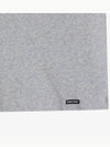 Cotton Crew Neck Short Sleeve T-Shirt Grey - TOM FORD - BALAAN 4