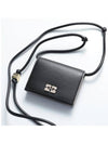 Bou Strap Wallet Black - GANNI - BALAAN 2