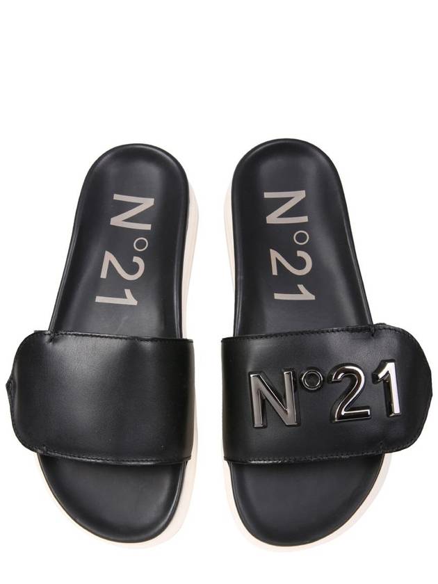 N°21 Slide Sandals With Logo - Nº 21 - BALAAN 2