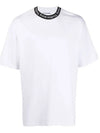 Logo Rib Short Sleeve T-Shirt White - ACNE STUDIOS - BALAAN 2