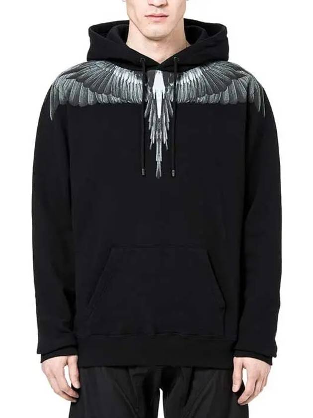 Camo Wings Hoodie Black - MARCELO BURLON - BALAAN 2