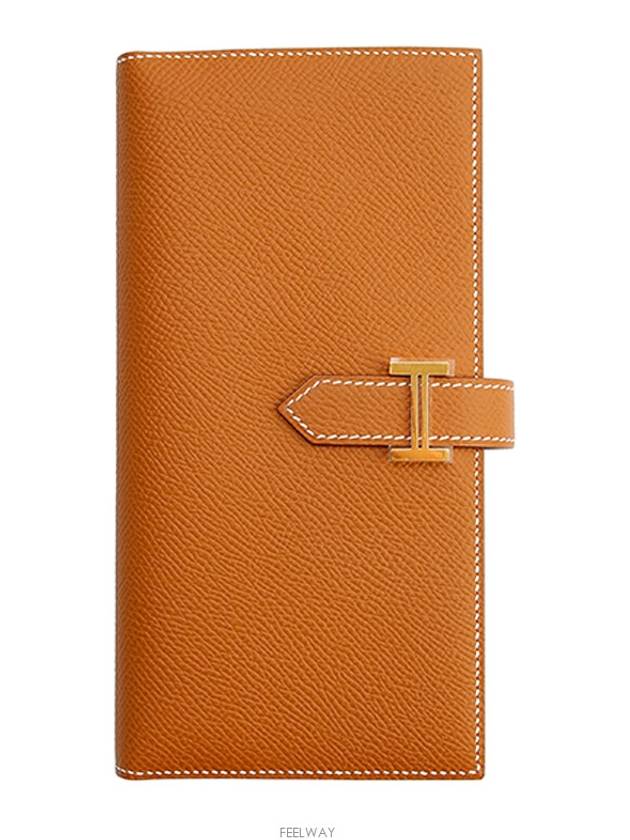 Bean long wallet gold plated B 71253 - HERMES - BALAAN 1