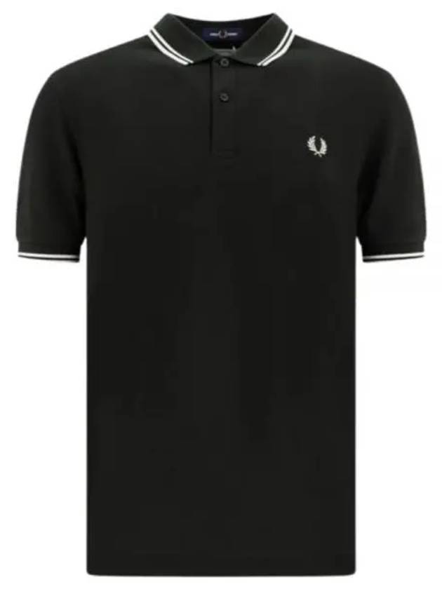 Embroidered Logo Polo Shirt Black - COMME DES GARCONS - BALAAN 2