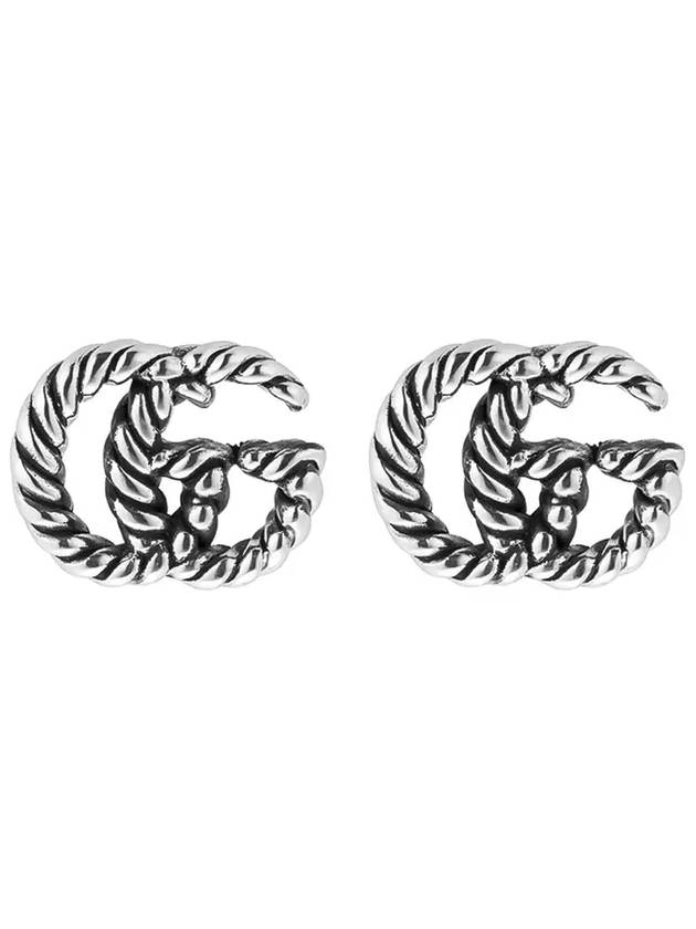 Double G Earrings Silver - GUCCI - BALAAN 4