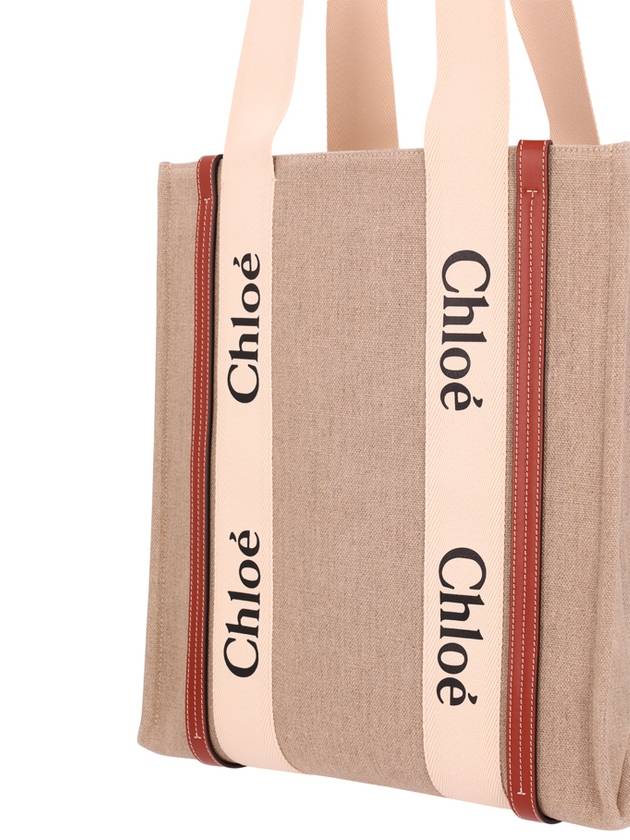 Woody Tote Bag Beige - CHLOE - BALAAN 4