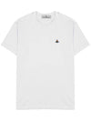 Chest ORB Logo Short Sleeve T-Shirt White - VIVIENNE WESTWOOD - BALAAN 2