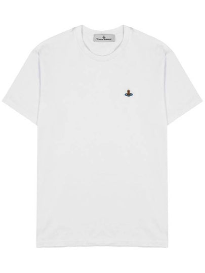 Chest ORB Logo Short Sleeve T-Shirt White - VIVIENNE WESTWOOD - BALAAN 2