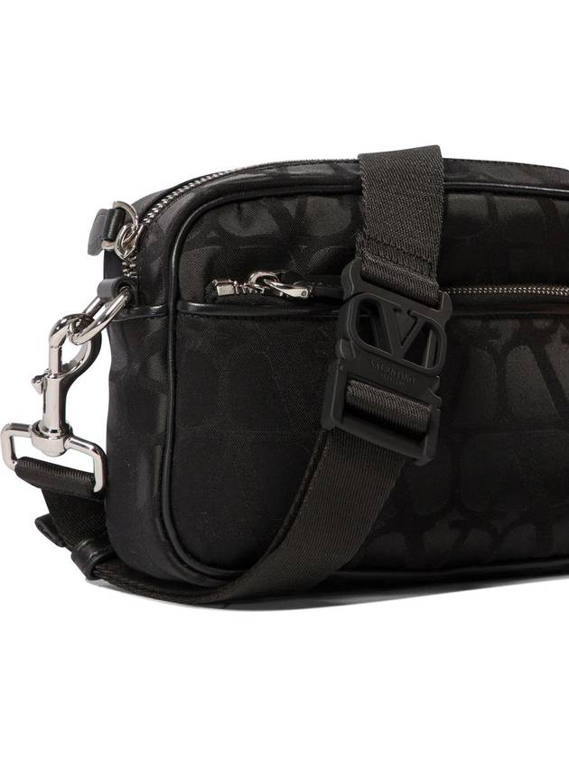 Black Iconographe Crossbody Bag - VALENTINO - BALAAN 4