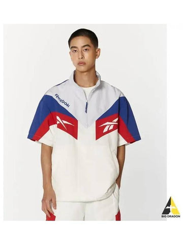 TWIN VECTOR short sleeve anorak OFFWHITE off white - REEBOK - BALAAN 1