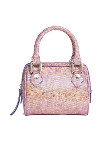 Dora Hologram Leather Tote Bag Pink - BY FAR - BALAAN 1