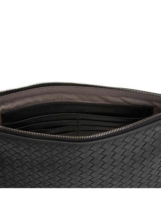 Intrecciato Clutch Bag Black - BOTTEGA VENETA - BALAAN 8