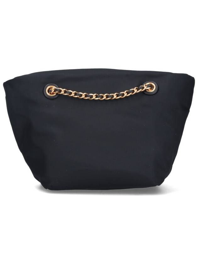 Women's Ella Nylon Tote Bag Black - TORY BURCH - BALAAN 4