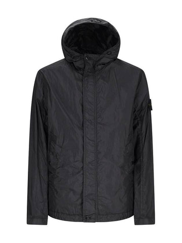 WINDPROOF HOODED JACKET WITH DROPPROOF - STONE ISLAND - BALAAN 1