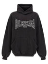 Paris logo print hooded sweatshirt - BALENCIAGA - BALAAN 2