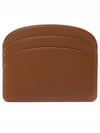 Demi Lune Card Wallet Brown - A.P.C. - BALAAN 3