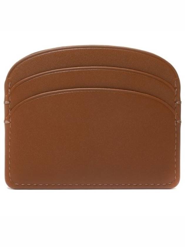 Demi Lune Card Wallet Brown - A.P.C. - BALAAN 3