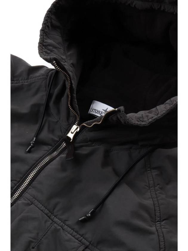 David Canvas Hooded Jacket Charcoal - STONE ISLAND - BALAAN 5