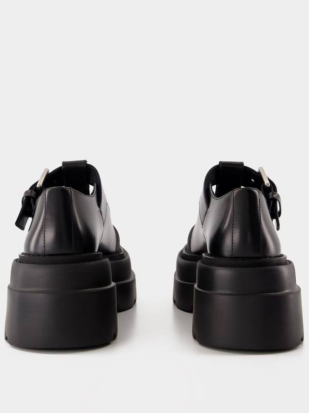 Tova Mary Jane Platform Loafers - Alexander Wang - Leather - Black - ALEXANDER WANG - BALAAN 3